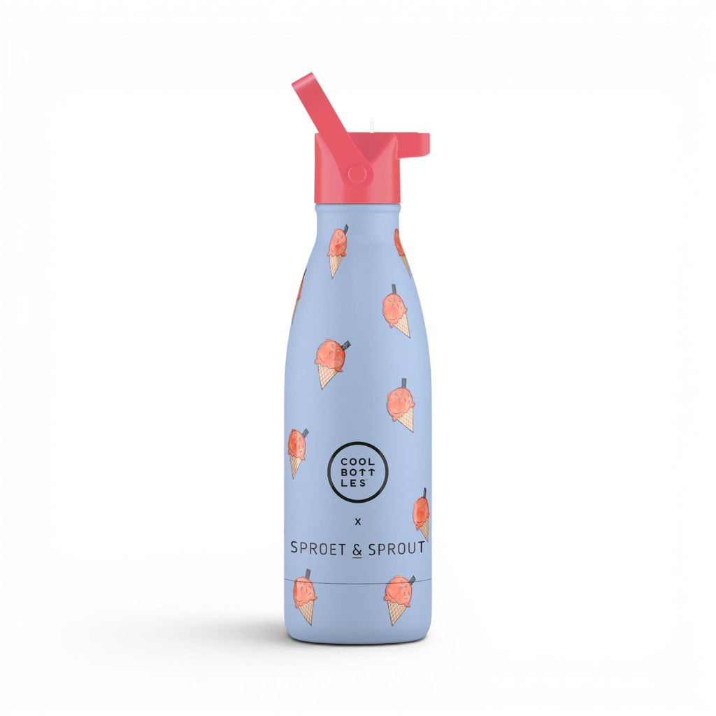 COOL BOTTLES Ανοξείδωτο παιδικό μπουκάλι Blue Scoop 350ml