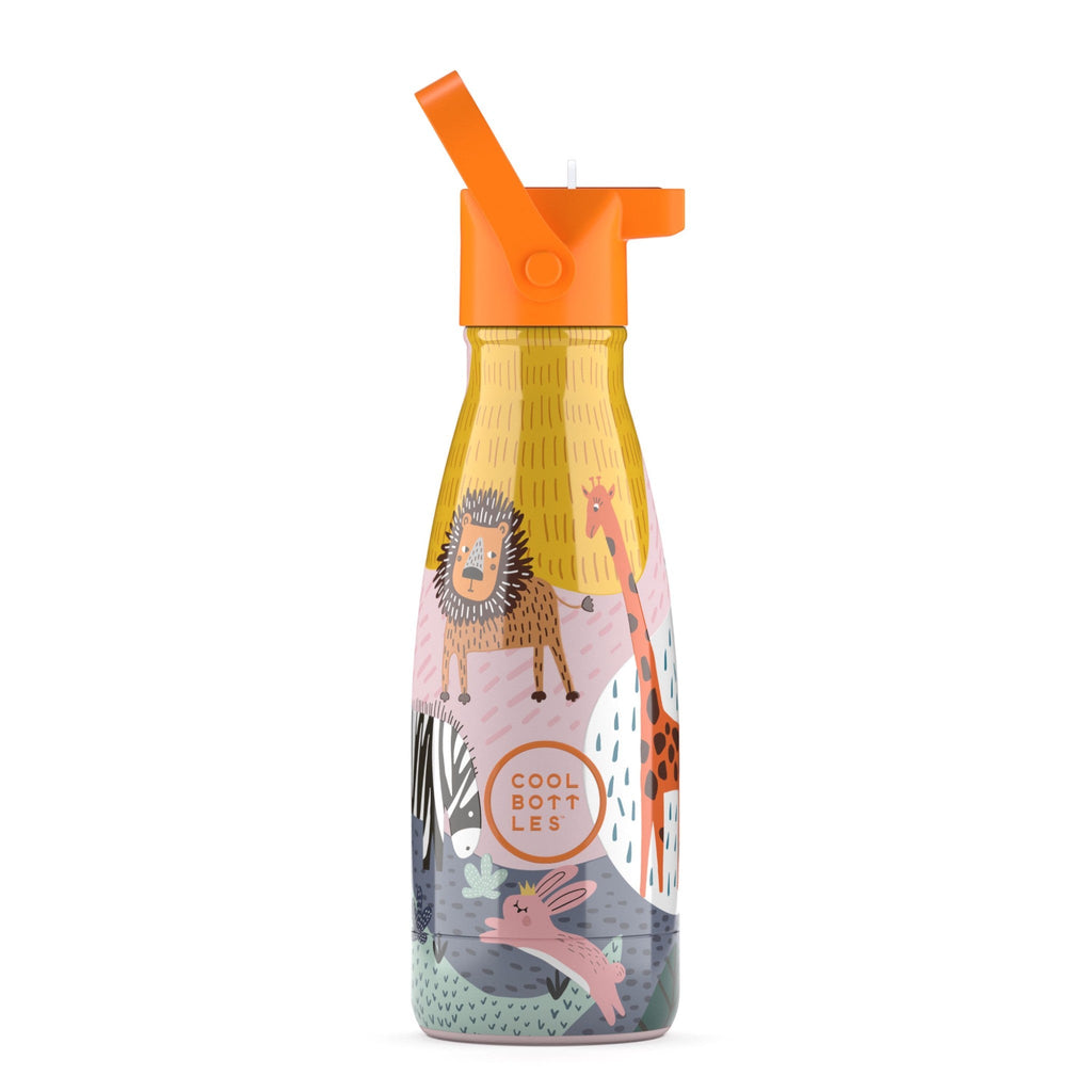 COOL BOTTLES Ανοξείδωτο μπουκάλι Άγρια ζώα 260ml