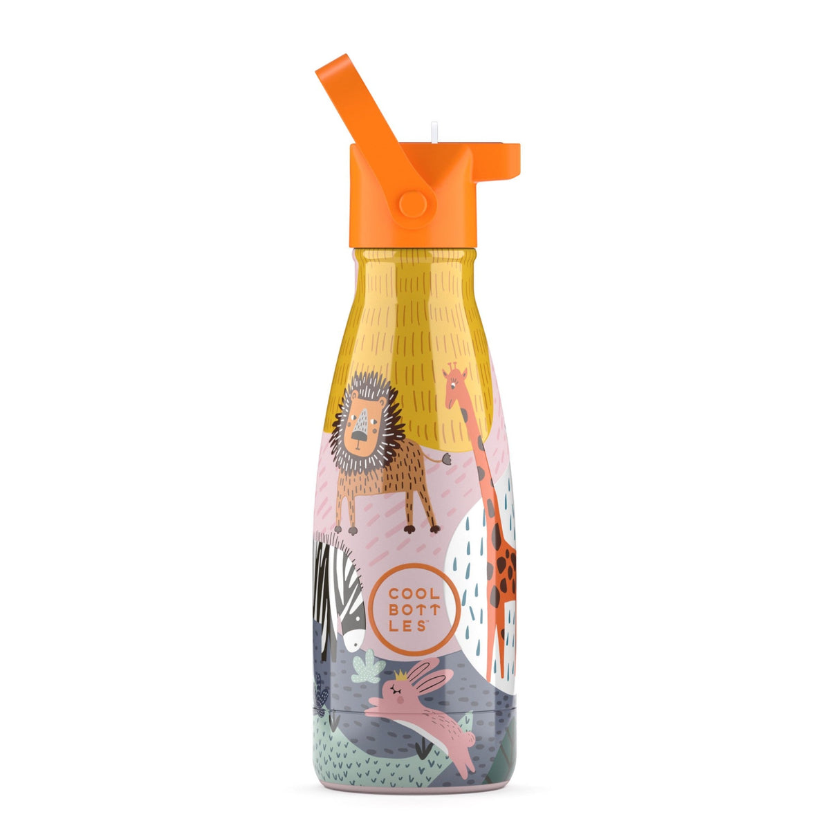 COOL BOTTLES Ανοξείδωτο μπουκάλι Άγρια ζώα 260ml