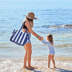 Dock & Bay Επαναχρησιμοποιούμενη τσάντα θαλάσσης Whitsunday Blue