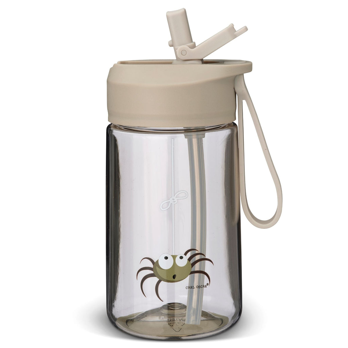 CARL OSCAR Παιδικό μπουκάλι 400ml HydraFlip Αράχνη - Γκρι