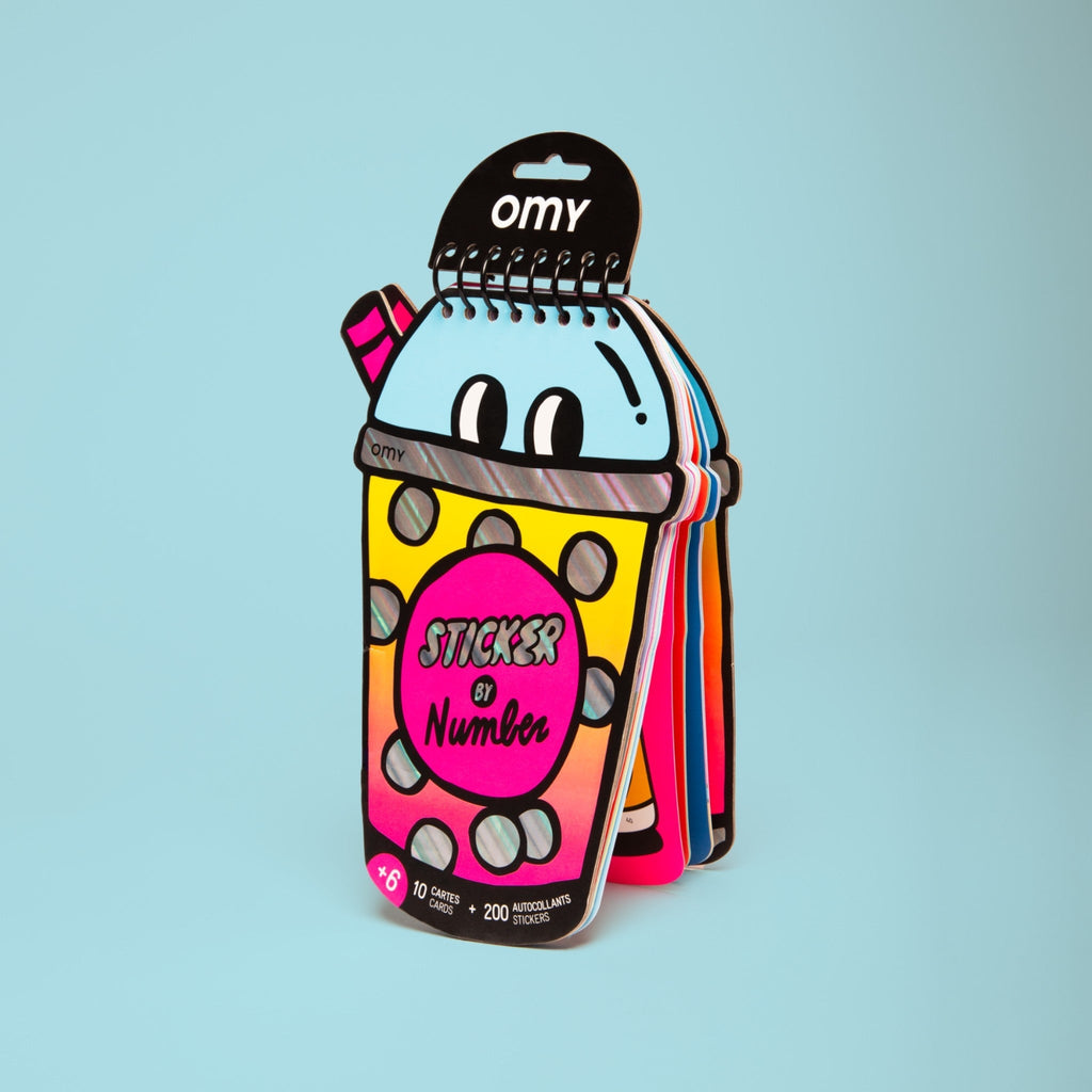 OMY Βιβλίο δραστηριοτήτων με αυτοκόλλητα Bubble Tea