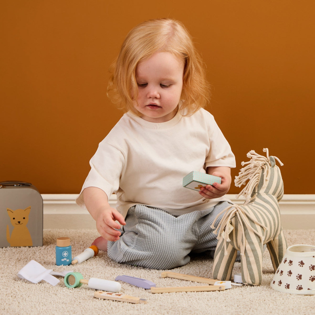 KIDS CONCEPT Ξύλινο σετ παιχνιδιού κτηνίατρος KID'S HUB