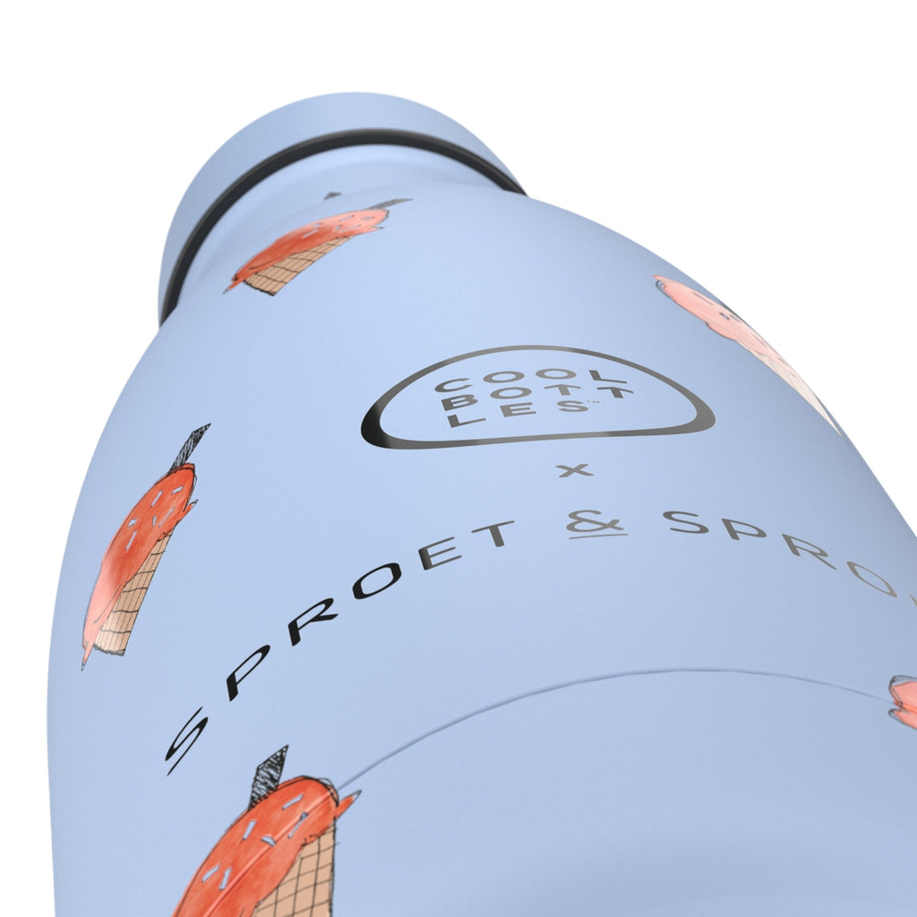 COOL BOTTLES Ανοξείδωτο παιδικό μπουκάλι Blue Scoop 350ml