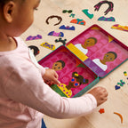 MUDPUPPY Μαγνητικό παιχνίδι σύνθεσης Χτενίσματα με Φαντασία
