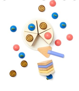 KIDS CONCEPT Ξύλινη τούρτα με στρώσεις KID'S HUB