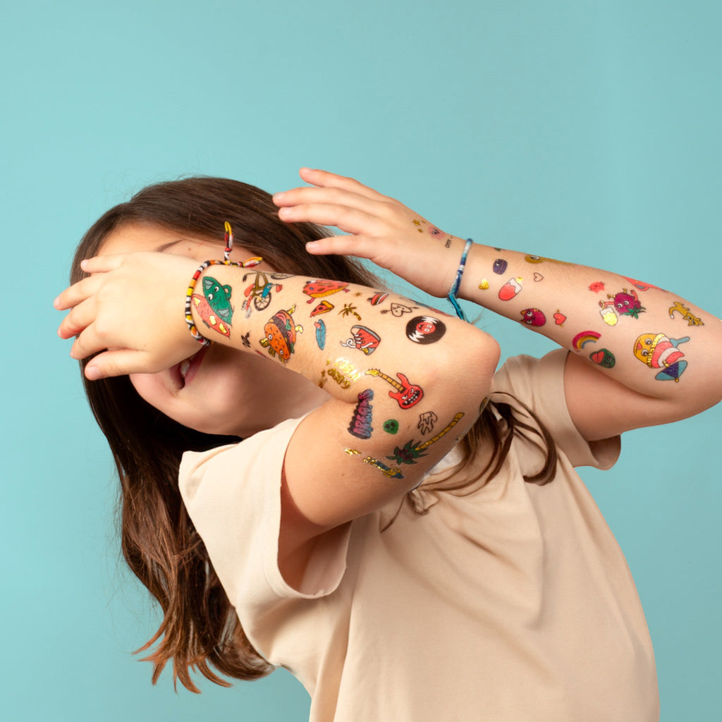 Αυτοκόλλητα tattoos Kawai OMY