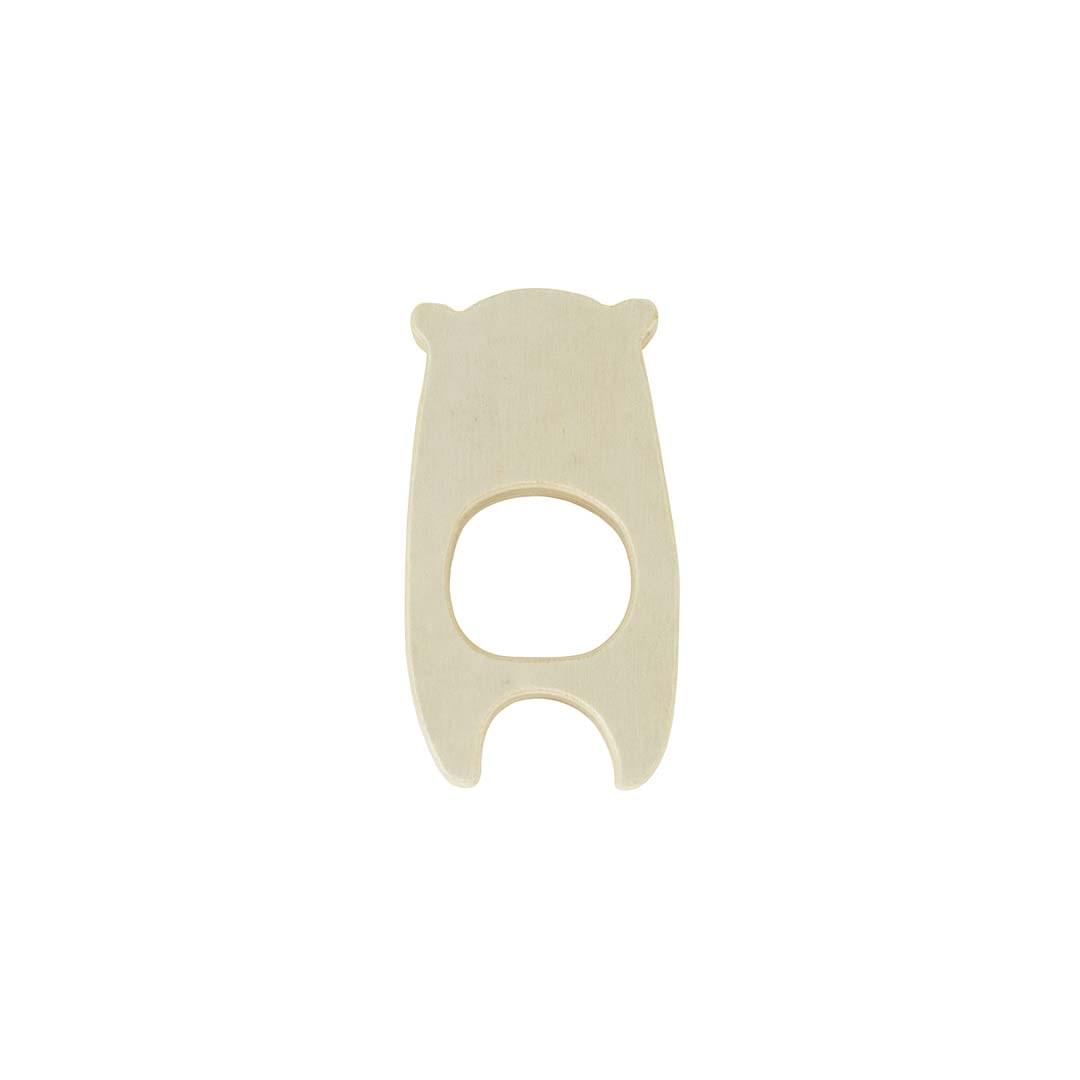 Μασητικό ξύλινο Bear Jollein
