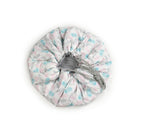 Σάκος παιχνιδιών "2in1 Feathers/Light Grey 120 cm"