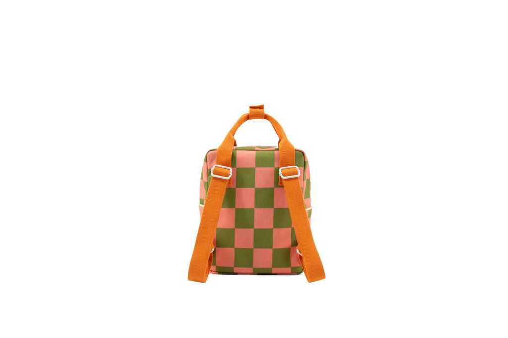 Σακίδιο Πλάτης Sticky Lemon checkerboard sprout green / flower pink 