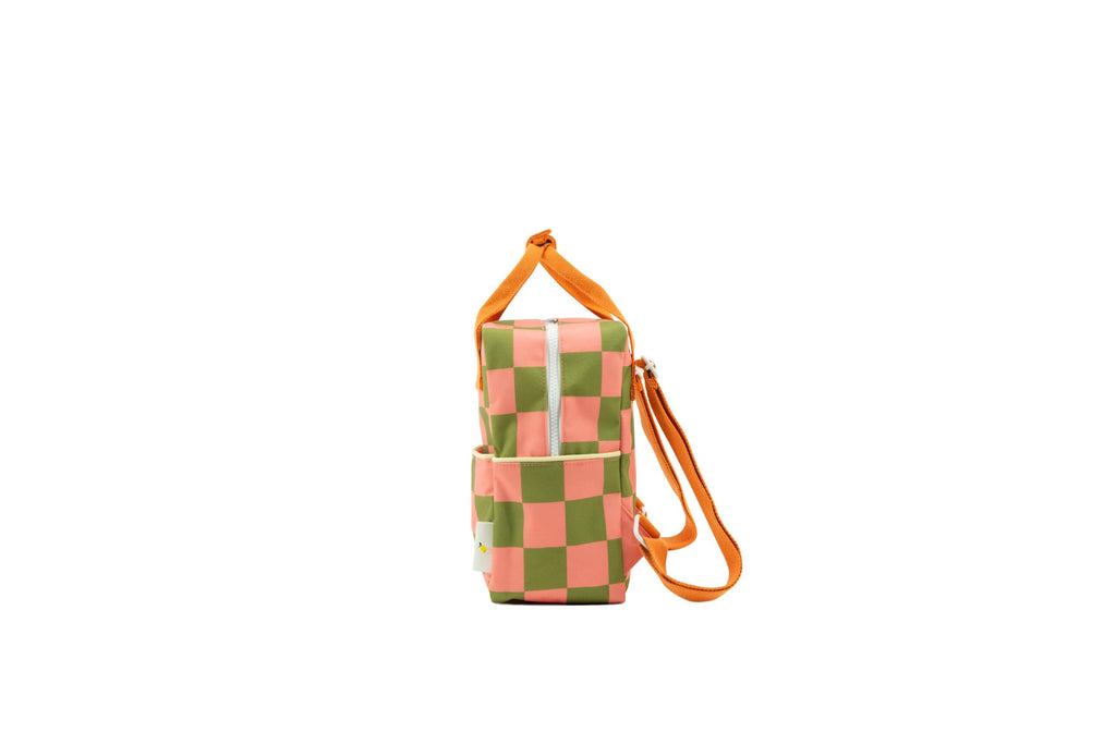 Σακίδιο Πλάτης Sticky Lemon checkerboard sprout green / flower pink 