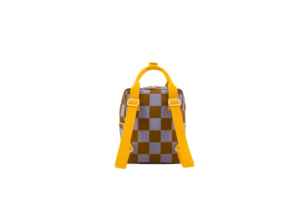 Σακίδιο Πλάτης Sticky Lemon checkerboard blooming purple / soil green