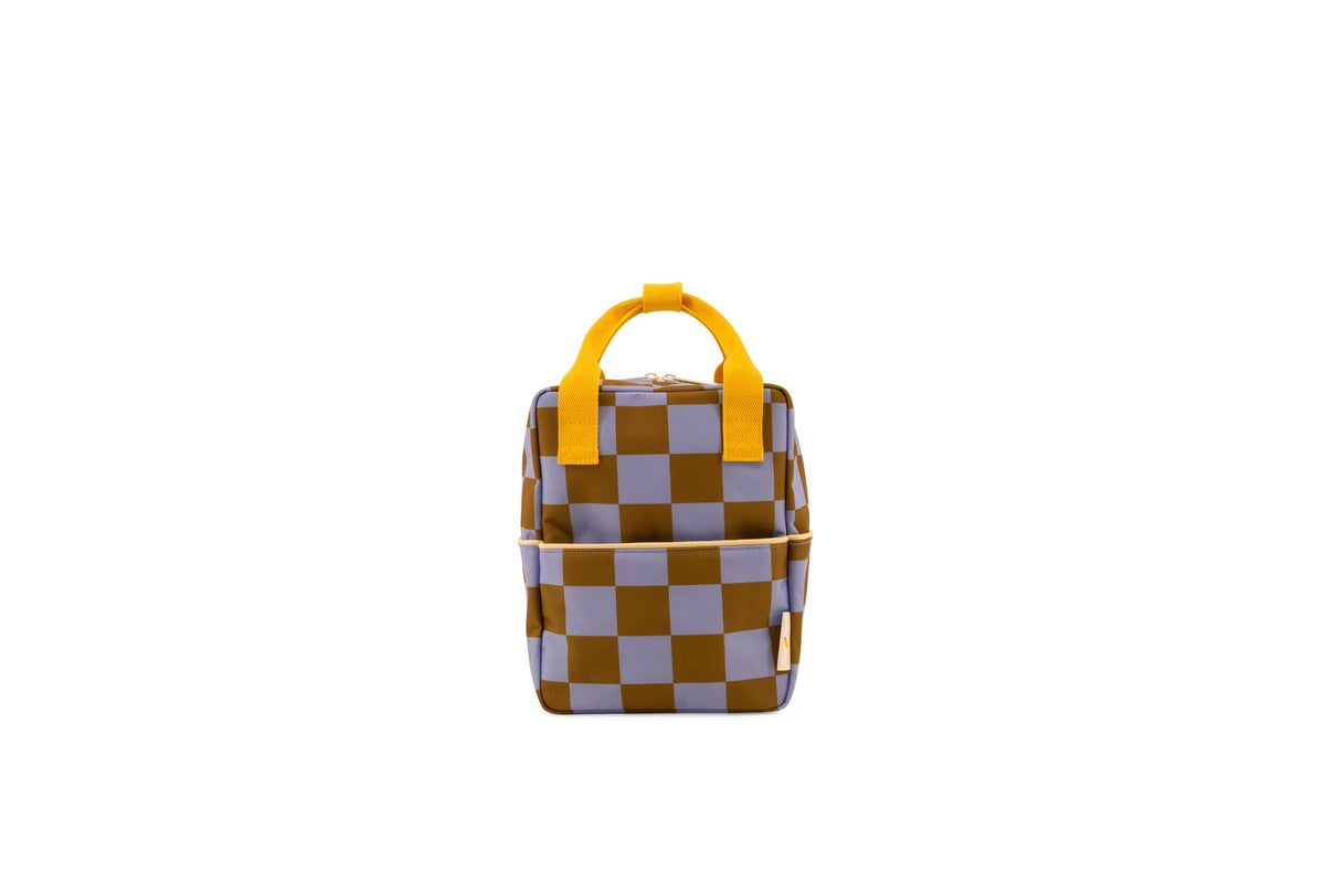 Σακίδιο Πλάτης Sticky Lemon checkerboard blooming purple / soil green