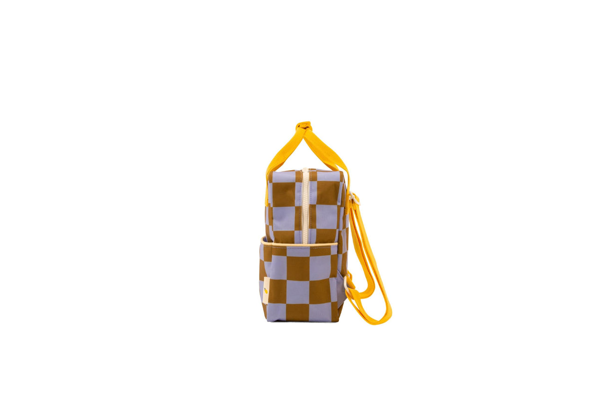 Σακίδιο Πλάτης Sticky Lemon checkerboard blooming purple / soil green