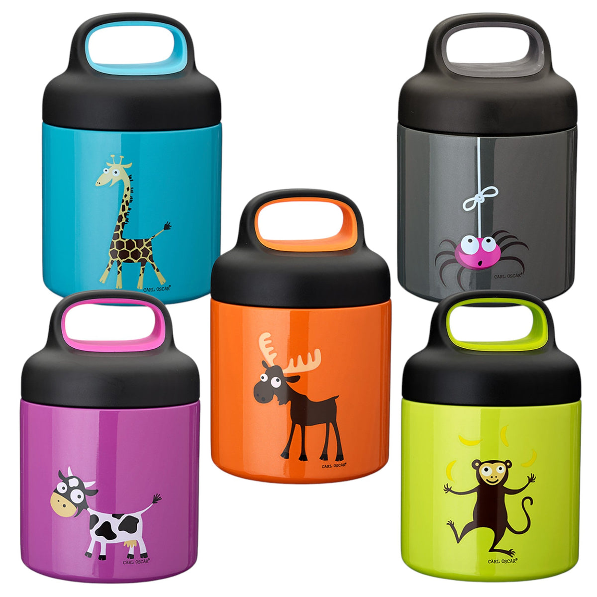 CARL OSCAR Ανοξείδωτο θερμός φαγητοδοχείο 300ml TEMP LunchJar Μαϊμού - Λάιμ