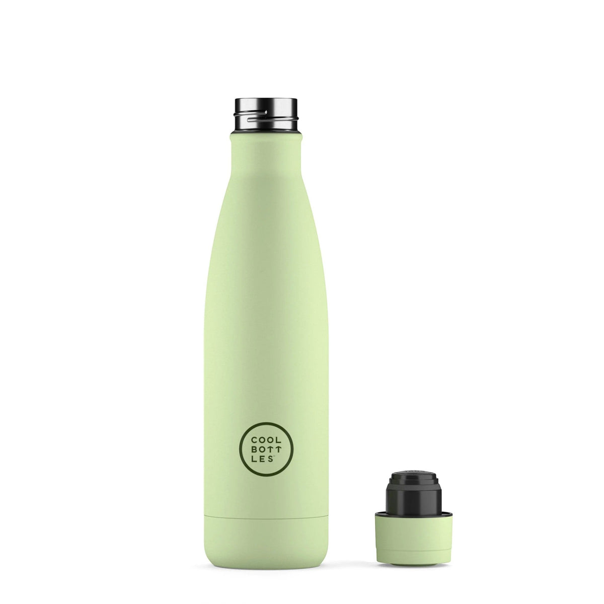 COOL BOTTLES Ανοξείδωτο μπουκάλι-θερμός Απαλό Πράσινο 500ml