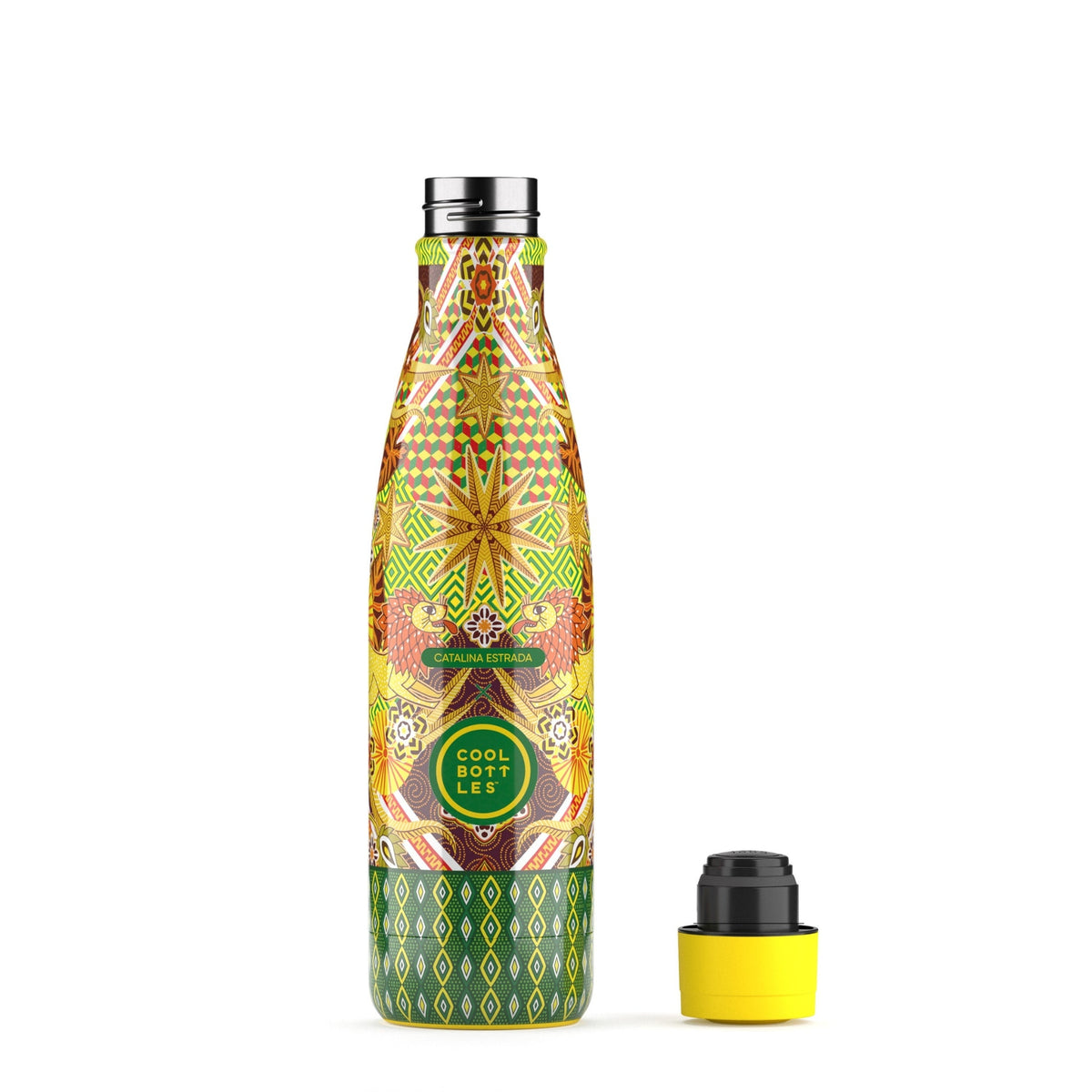 COOL BOTTLES Ανοξείδωτο μπουκάλι Λιοντάρια 500ml