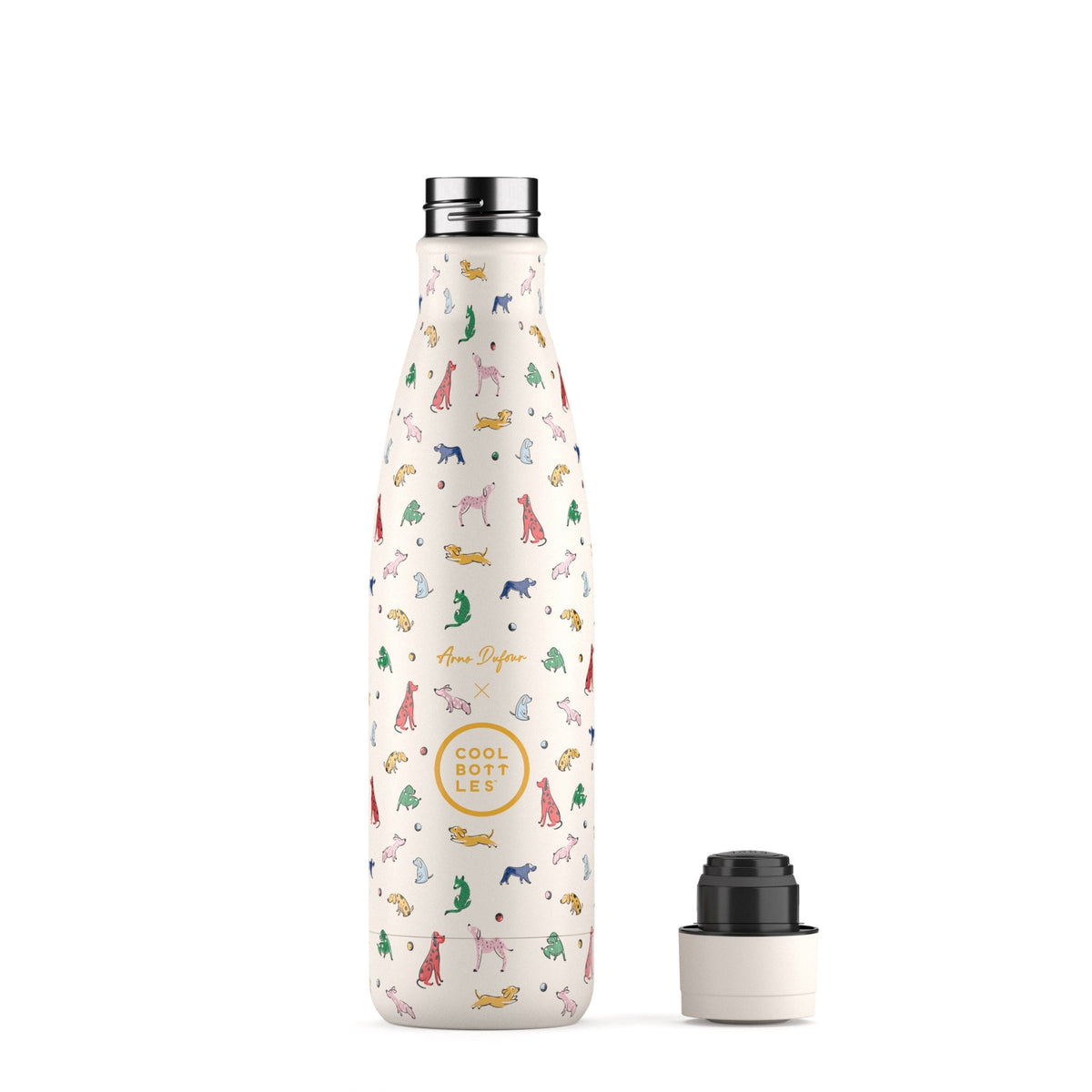 COOL BOTTLES Ανοξείδωτο μπουκάλι Σκυλάκια σε πάρτυ 500ml