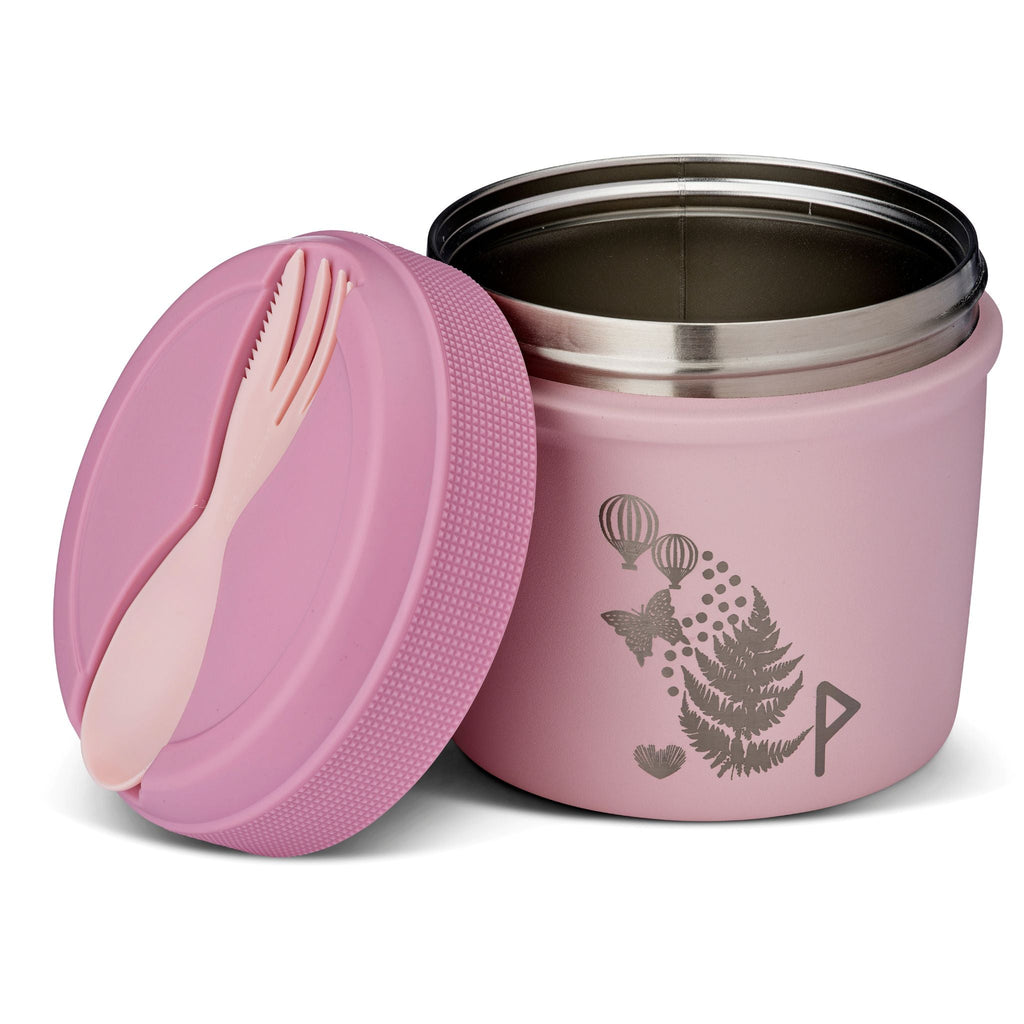 CARL OSCAR Ανοξείδωτο θερμός φαγητοδοχείο με μαχαιροπίρουνο 500ml TEMP LunchJar Passion - Ροζ