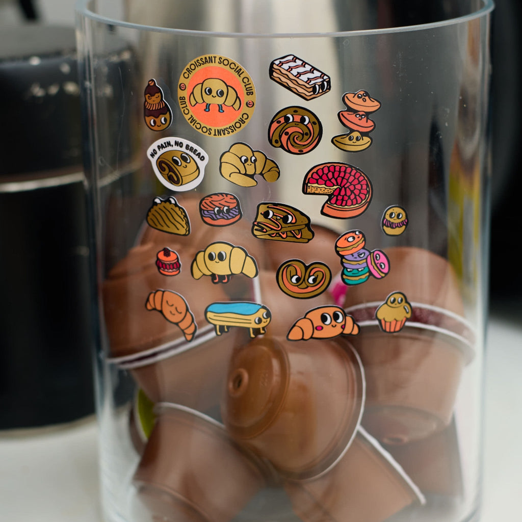 OMY Σετ αυτοκόλλητα ICONIC - Croissant