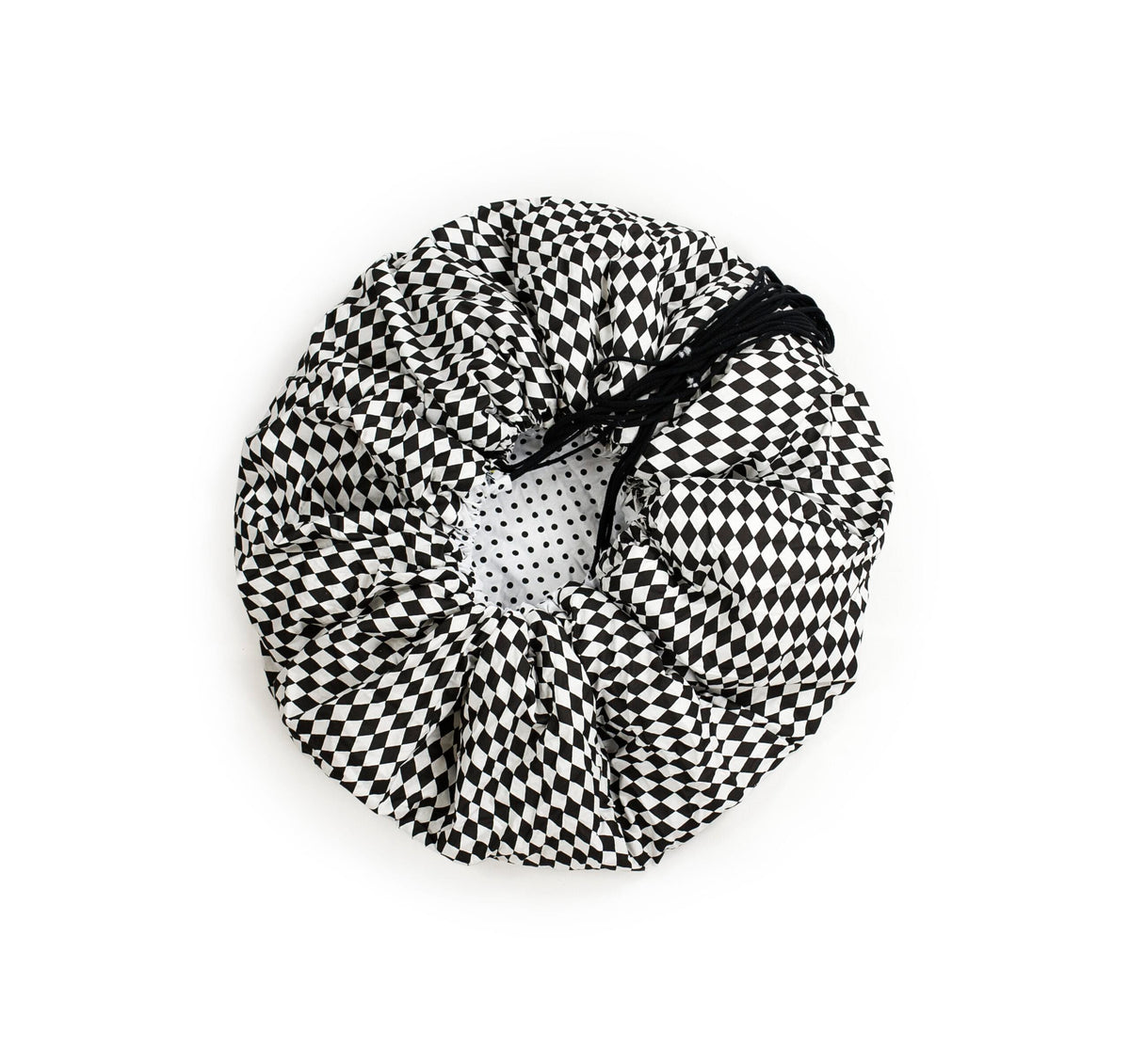 Σάκος παιχνιδιών "2in1 B&W Cubes/Black Dots 120cm"