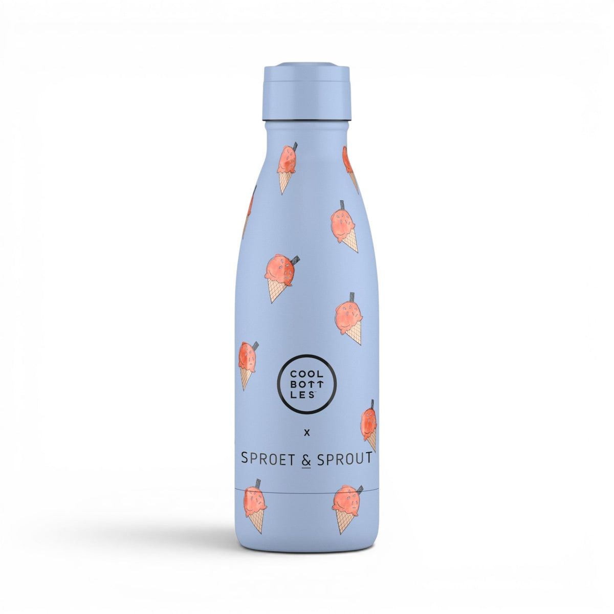 COOL BOTTLES Ανοξείδωτο παιδικό μπουκάλι Blue Scoop 350ml
