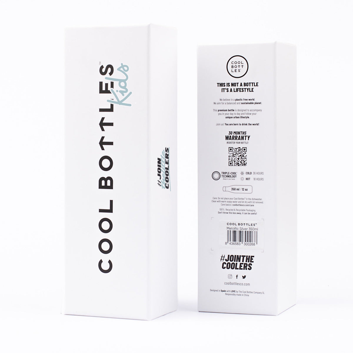 COOL BOTTLES Ανοξείδωτο μπουκάλι Πολική Αρκούδα 350ml