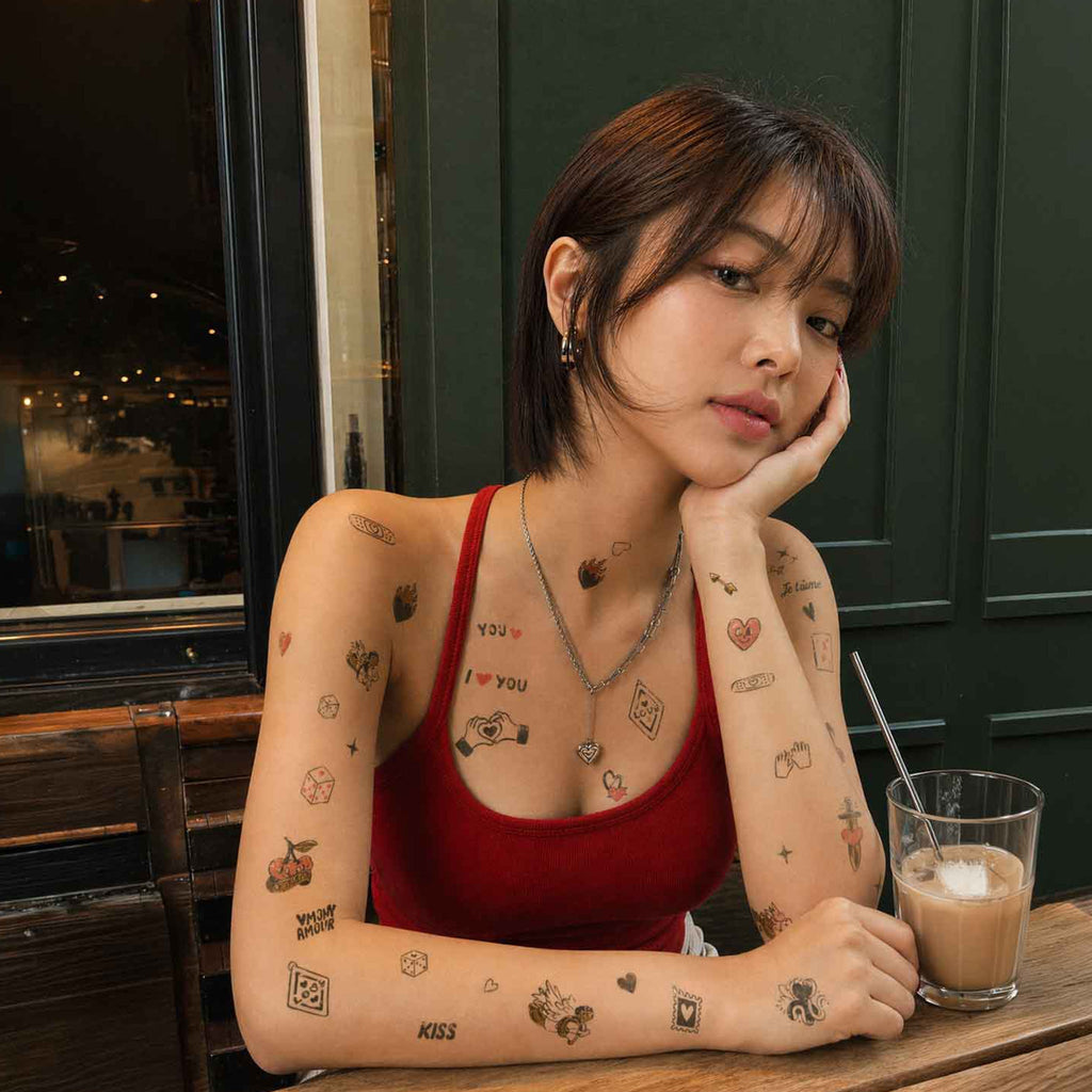 OMY Αυτοκόλλητα flash tattoos Crazy in Love