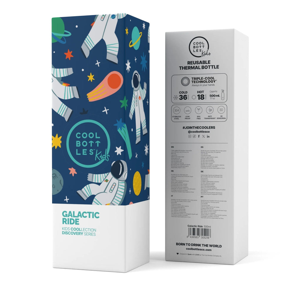 COOL BOTTLES Ανοξείδωτο παιδικό μπουκάλι Galactic Ride 500ml