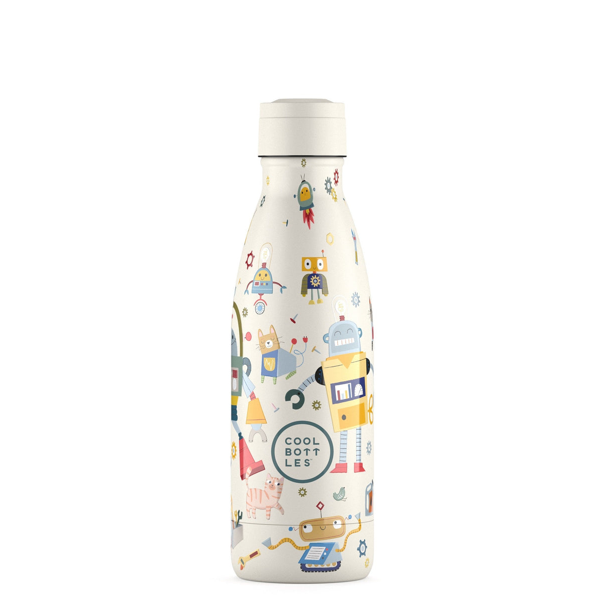 COOL BOTTLES Ανοξείδωτο μπουκάλι Άτακτα ρομπότ 350ml