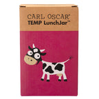 CARL OSCAR Ανοξείδωτο θερμός φαγητοδοχείο 300ml TEMP LunchJar Αγελάδα - Μωβ