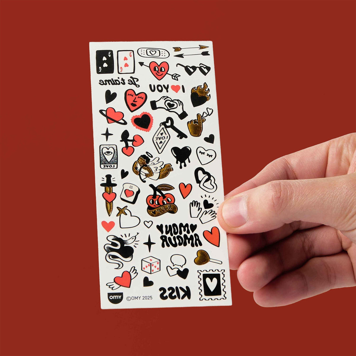 OMY Αυτοκόλλητα flash tattoos Crazy in Love