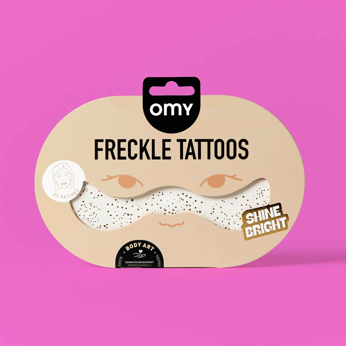 OMY Αυτοκόλλητα tattoos φακίδες Shine Bright