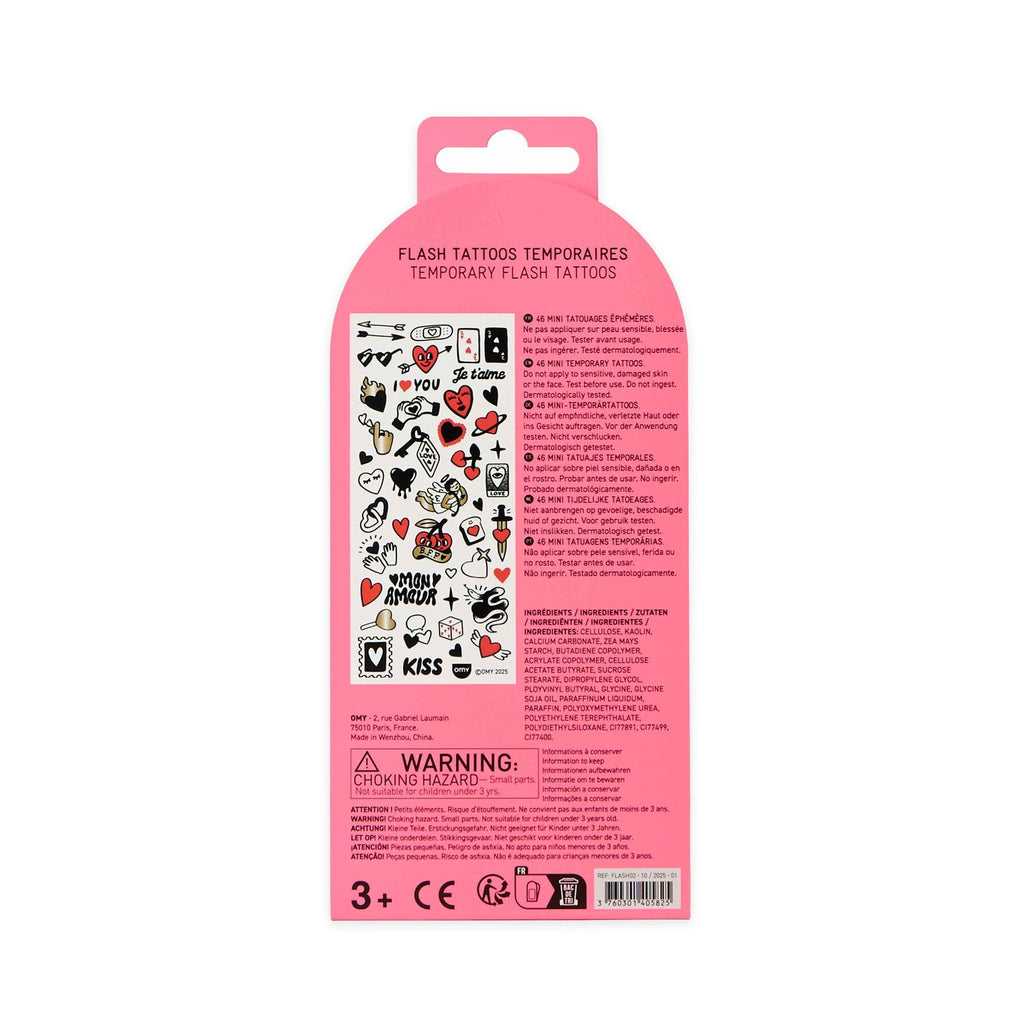 OMY Αυτοκόλλητα flash tattoos Crazy in Love