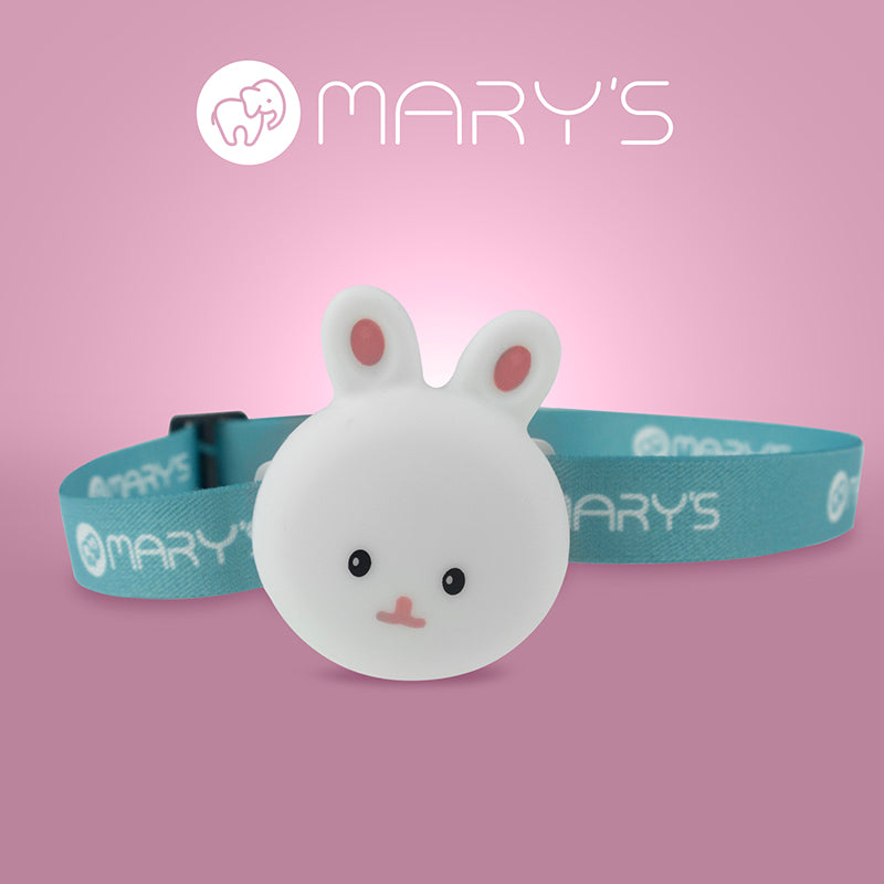 MARY’S LED Παιδικός φακός κεφαλής επαναφορτιζόμενος Λαγουδάκι