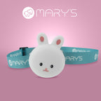 MARY’S LED Παιδικός φακός κεφαλής επαναφορτιζόμενος Λαγουδάκι