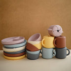 Μπωλ Σιλικόνης Mushie Cambridge Blue