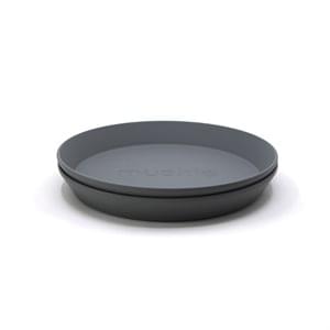 Πιάτο Round Mushie Smoke σετ των 2