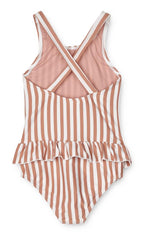 Μαγιώ Ολόσωμο Liewood Amara Stripe Tuscany rose