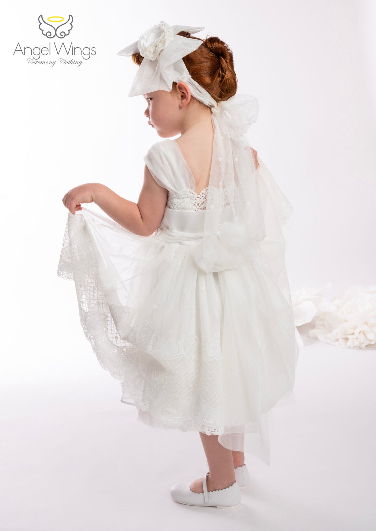Βαπτιστικό Φόρεμα SS25 ΜΙΜΟΖΑ Angel Wings