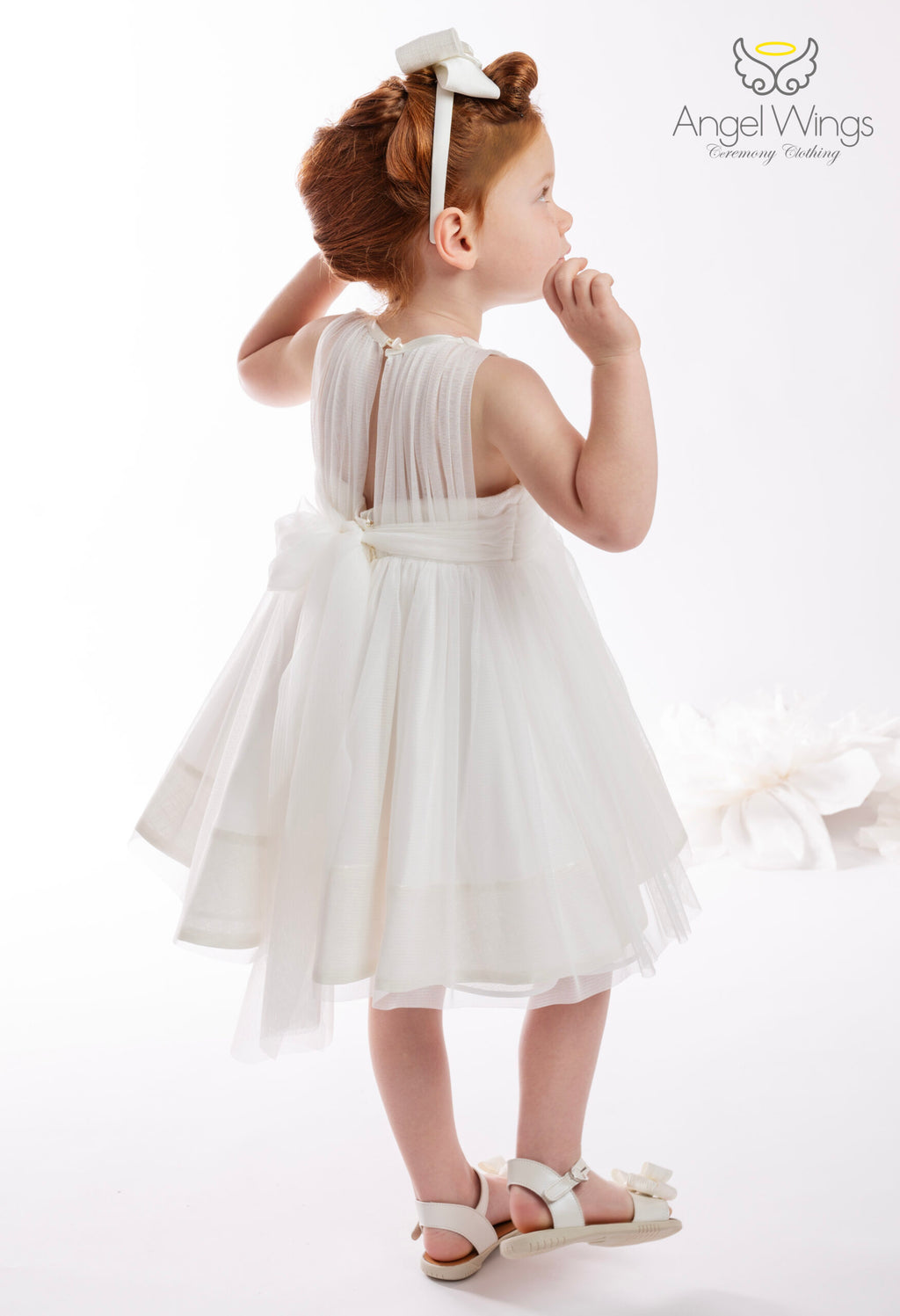 Βαπτιστικό Φόρεμα SS25 JASMIN Angel Wings