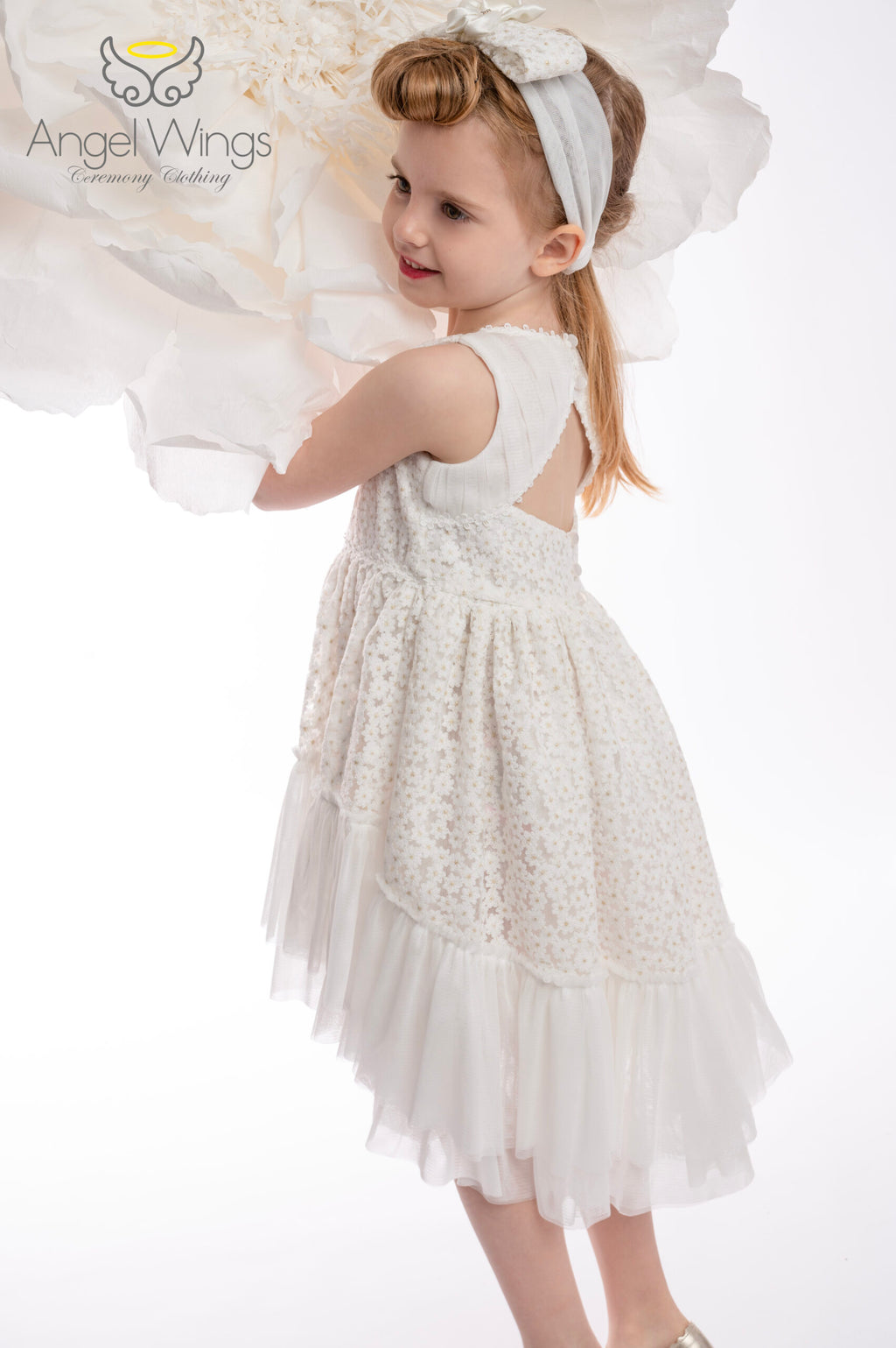 Βαπτιστικό Φόρεμα SS25 MARGARET Angel Wings