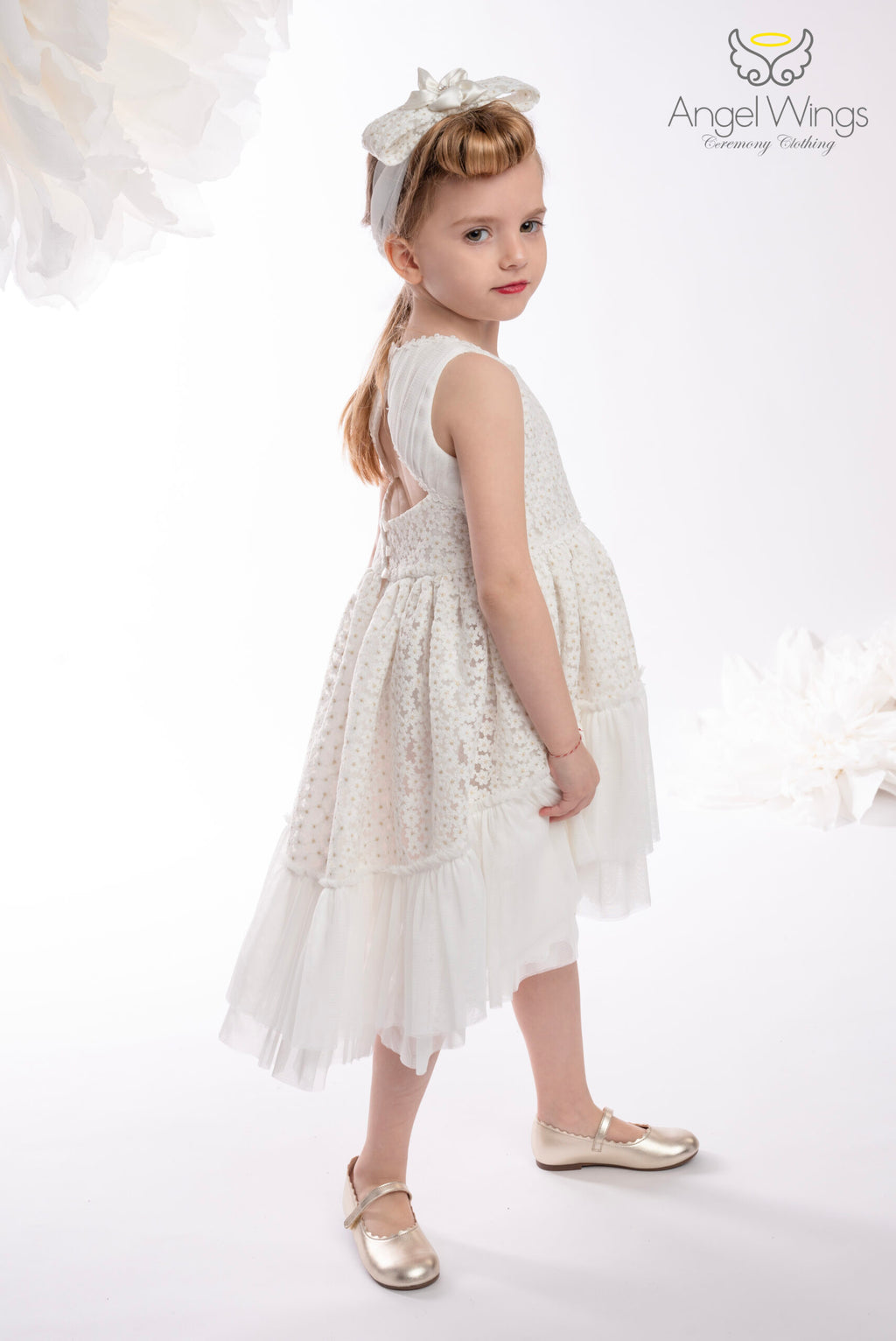 Βαπτιστικό Φόρεμα SS25 MARGARET Angel Wings