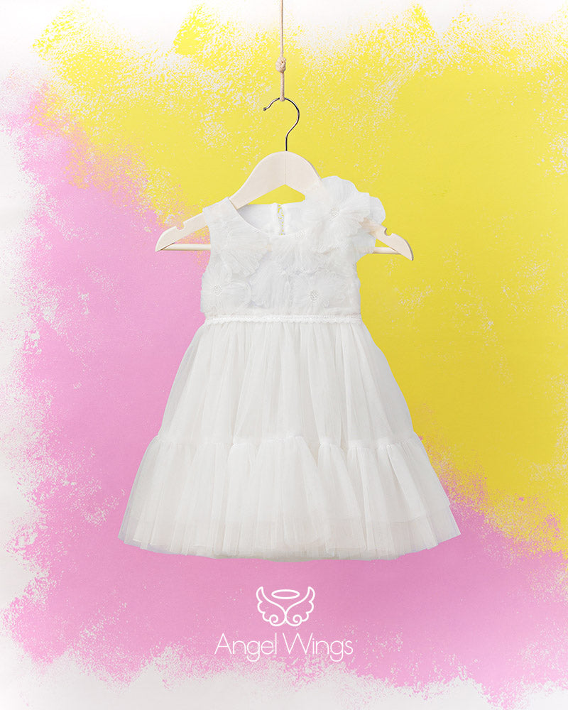 Βαπτιστικό Φόρεμα SS25 SYLVIE Angel Wings