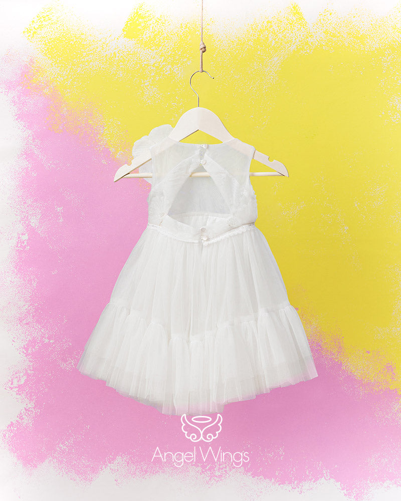 Βαπτιστικό Φόρεμα SS25 SYLVIE Angel Wings