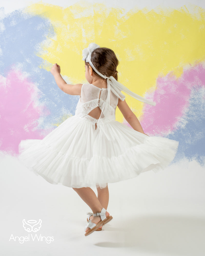 Βαπτιστικό Φόρεμα SS25 SYLVIE Angel Wings