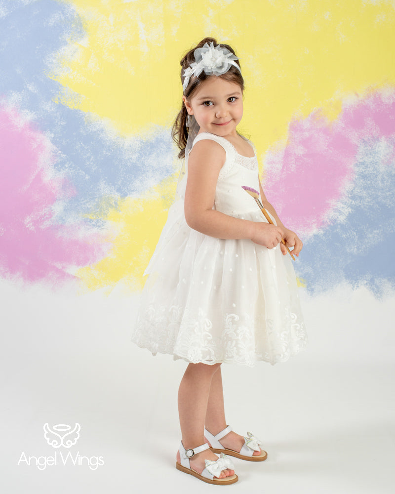 Βαπτιστικό Φόρεμα SS25 ANAIS Angel Wings