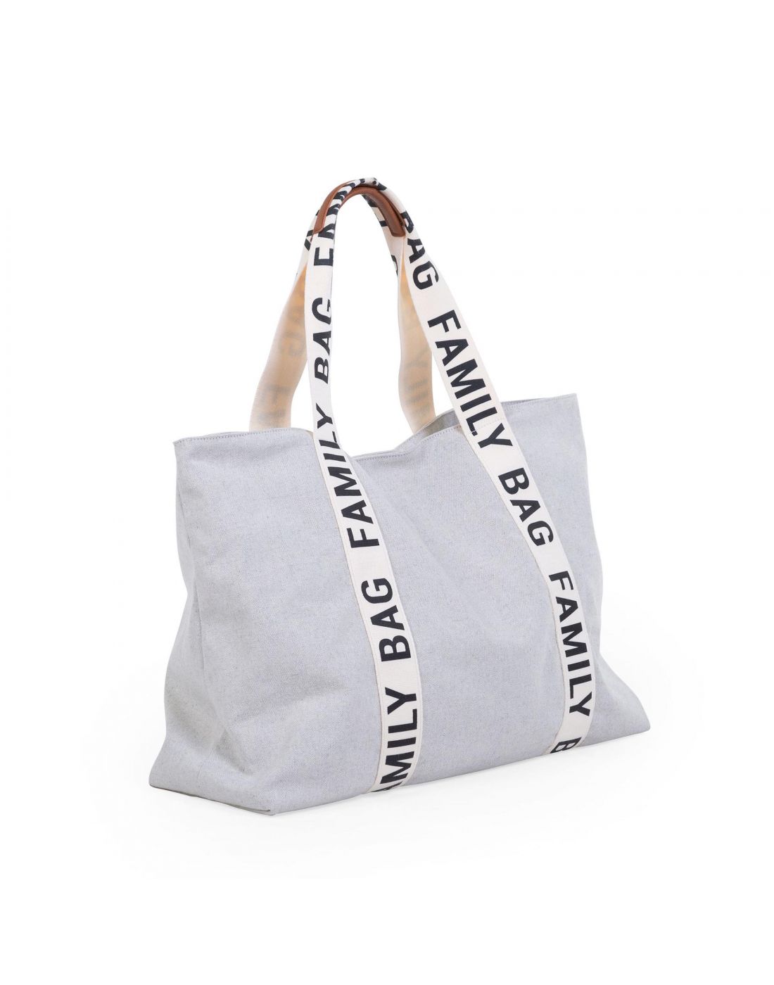 Τσάντα Αλλαγής Childhome Family Bag Signature Canvas Off White