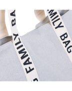 Τσάντα Αλλαγής Childhome Family Bag Signature Canvas Off White