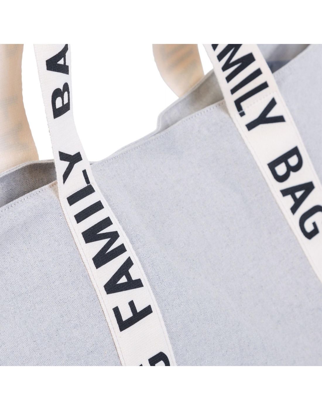 Τσάντα Αλλαγής Childhome Family Bag Signature Canvas Off White